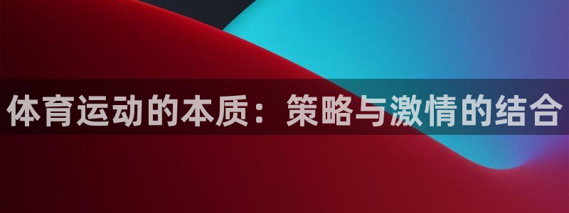 九球体育和那个平台合作：体育运动的本质：策略与激情的结合